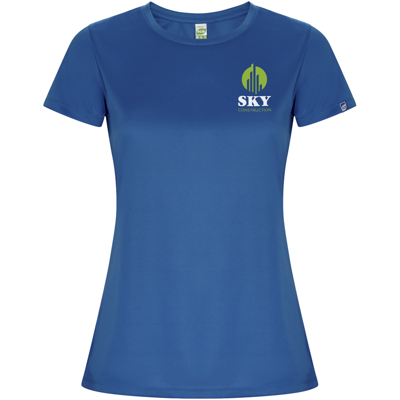 Imola 135 g/m² kortærmet sports t-shirt til kvinder i farven Kongeblå