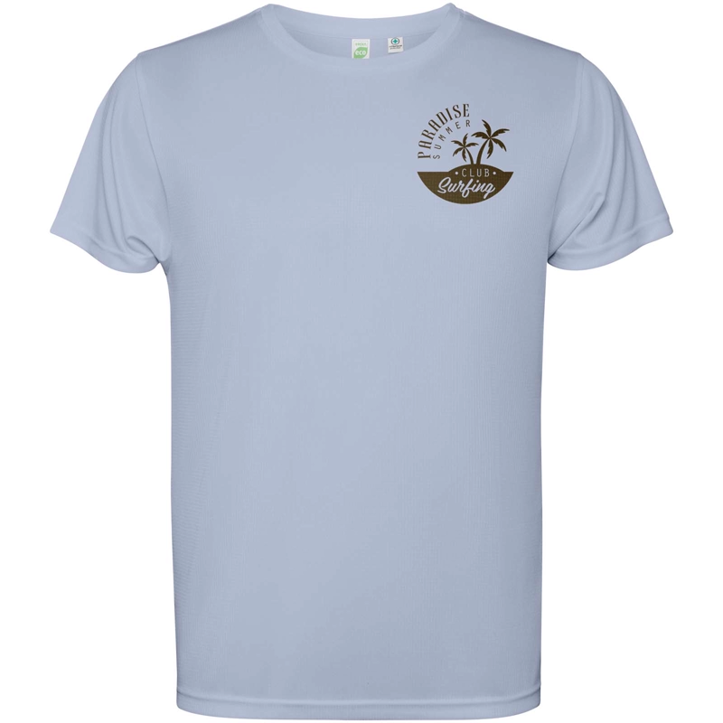 Estoril 125 g/m² kortærmet t-shirt til mænd i farven Zen blå