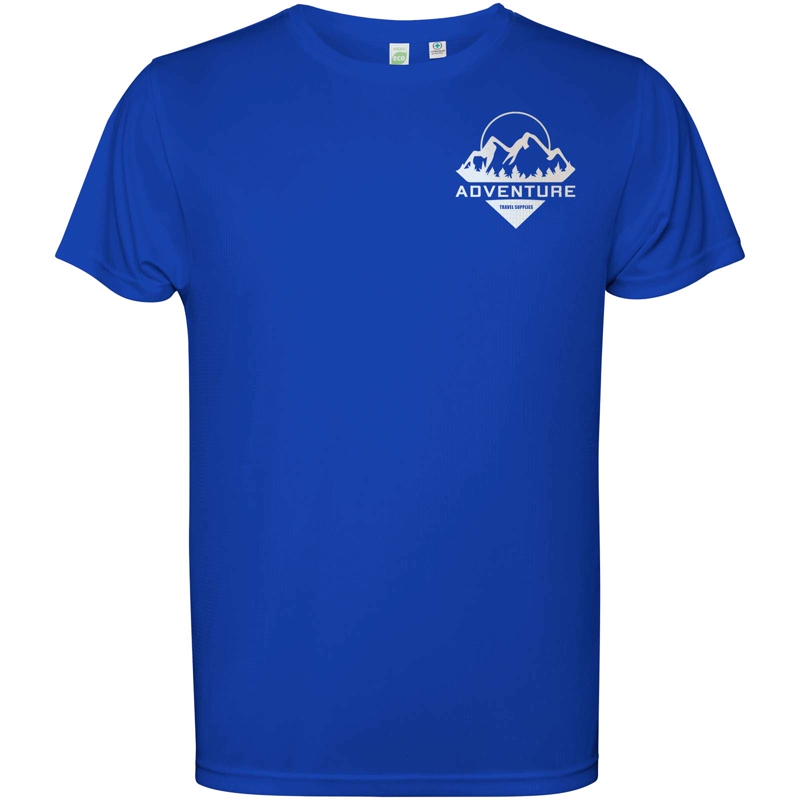 Estoril 125 g/m² kortærmet t-shirt til mænd i farven Kongeblå