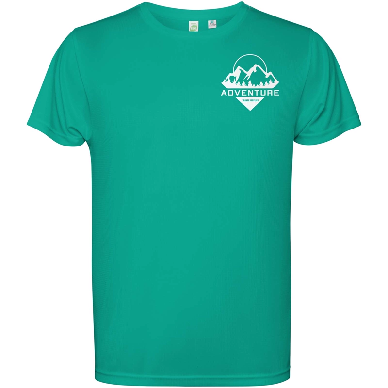 Estoril 125 g/m² kortærmet t-shirt til mænd i farven Jadefarvet