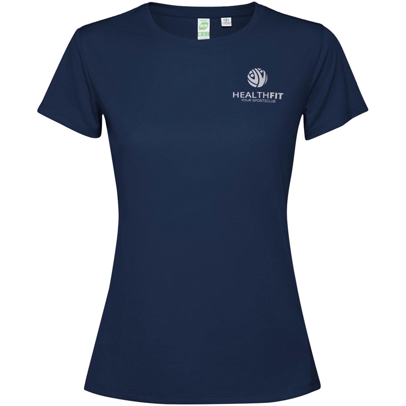 Estoril 125 g/m² kortærmet t-shirt til kvinder i farven Marineblå