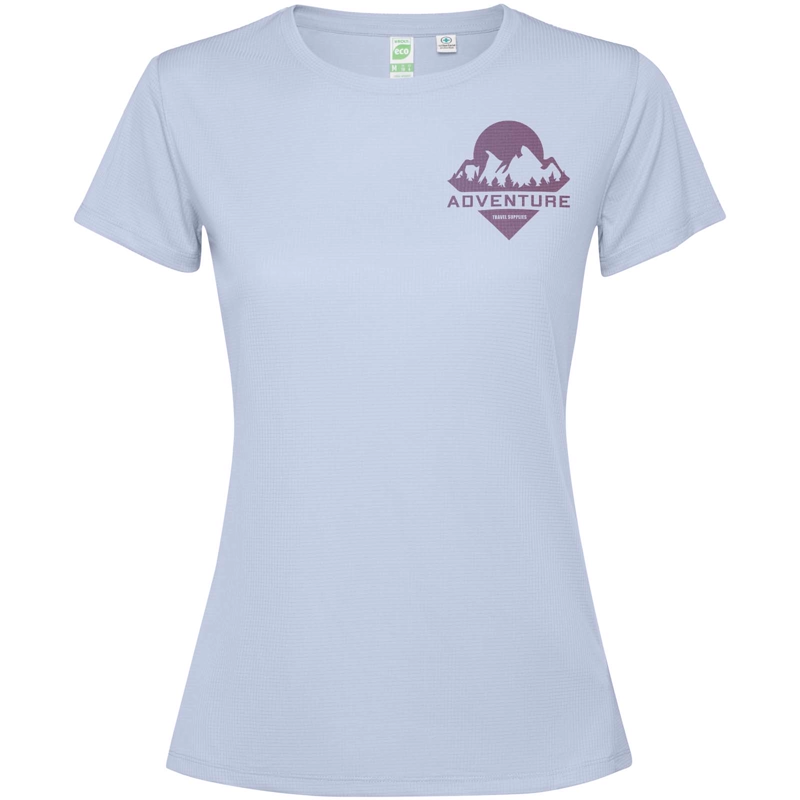 Estoril 125 g/m² kortærmet t-shirt til kvinder i farven Zen blå