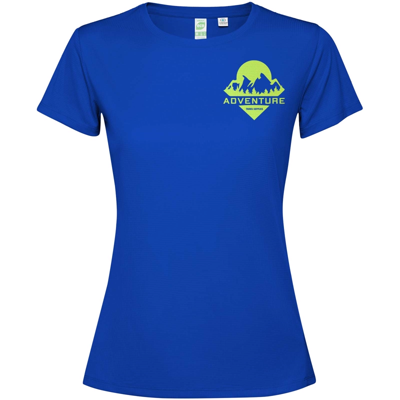 Estoril 125 g/m² kortærmet t-shirt til kvinder i farven Kongeblå