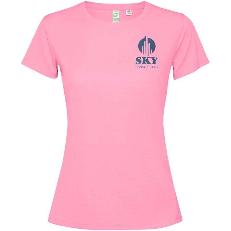 Estoril 125 g/m² kortærmet t-shirt til kvinder i farven Silke rosa