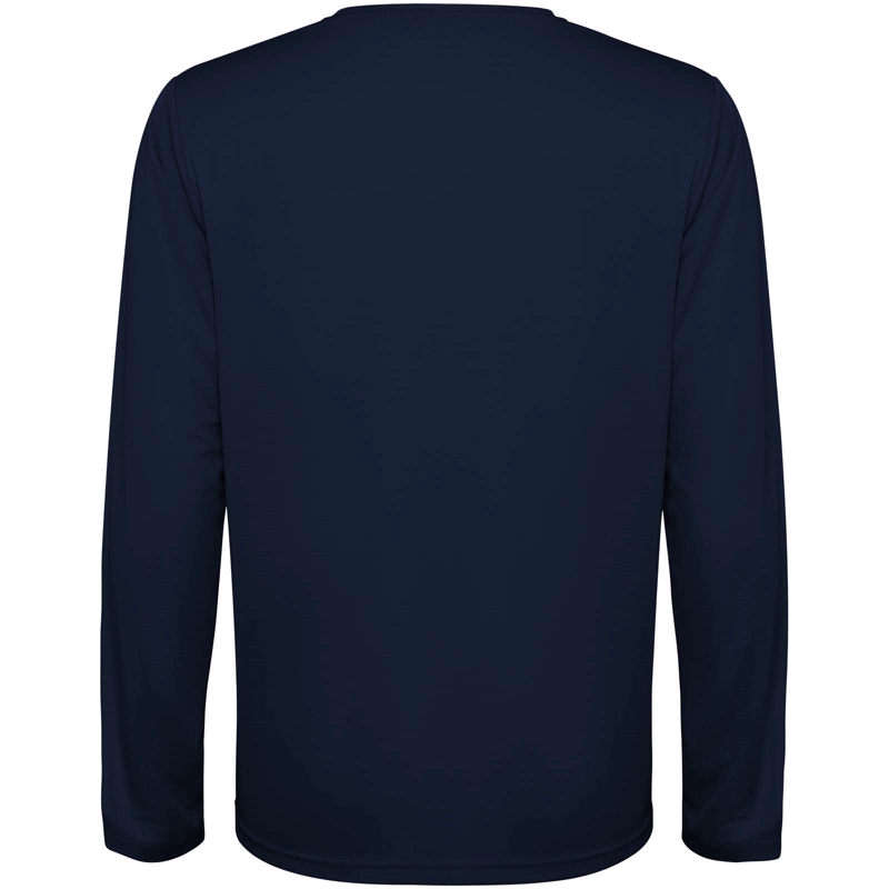 Estoril 125 g/m² langærmet unisex t-shirt i farven Marineblå