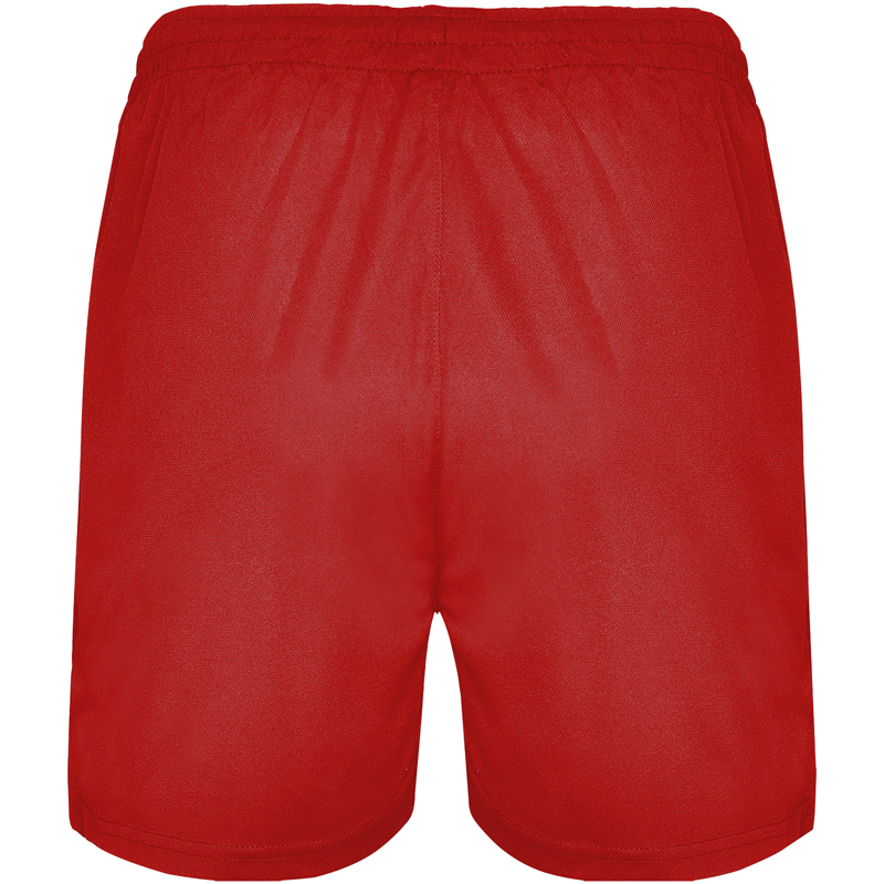 Player 140 g/m² unisex sportsshorts i farven Rød