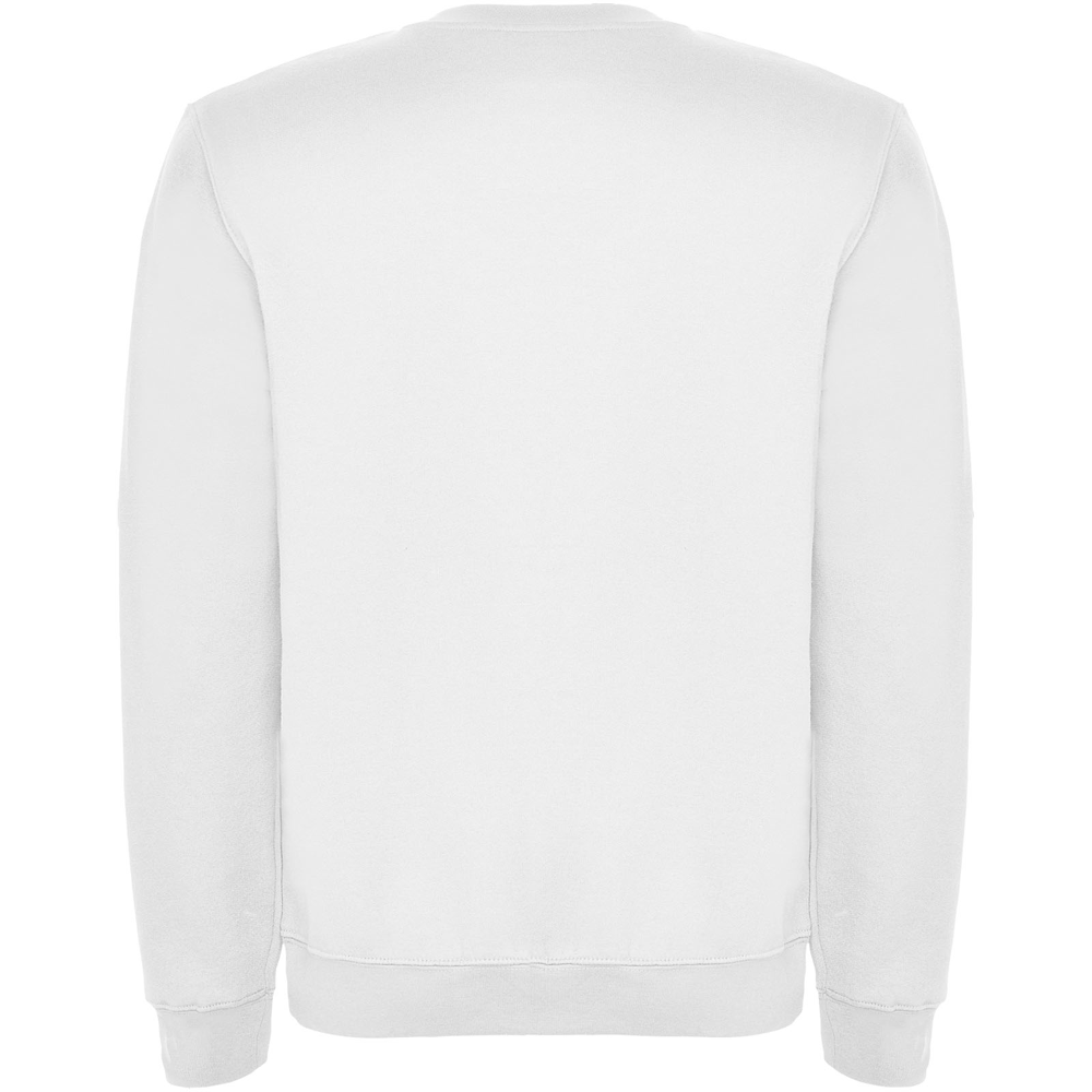 Clasica 280 g/m² unisex sweater med rund hals i farven Hvid
