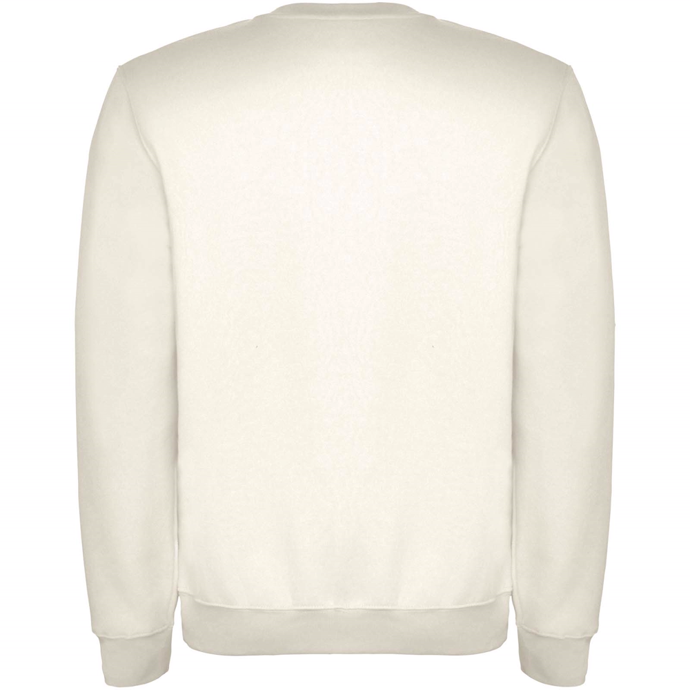 Clasica 280 g/m² unisex sweater med rund hals i farven Vintage hvid