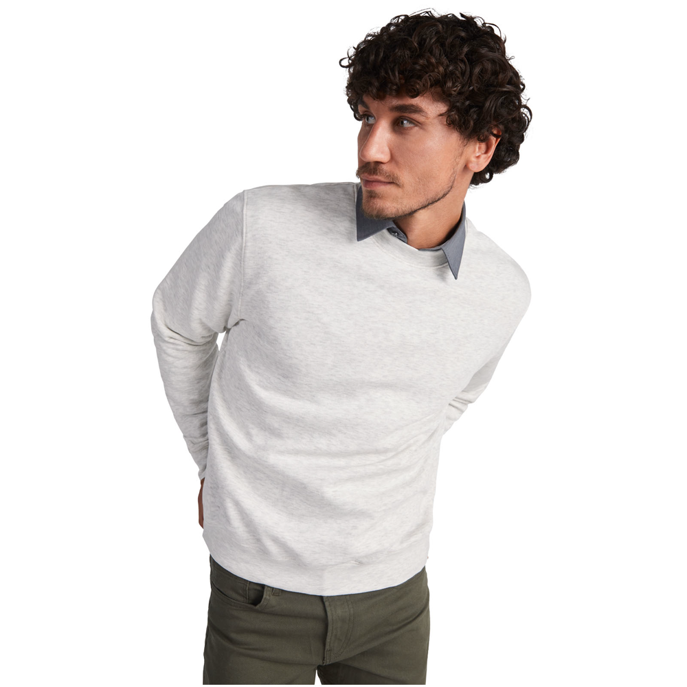 Clasica 280 g/m² unisex sweater med rund hals i farven Granat
