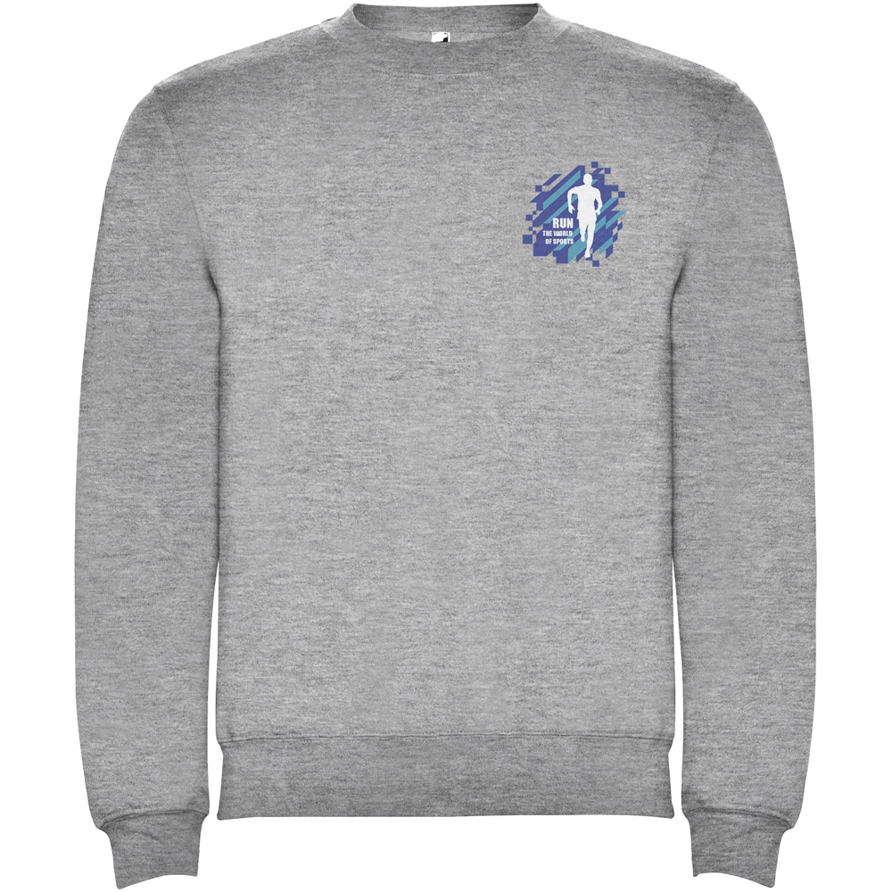 Clasica 280 g/m² unisex sweater med rund hals i farven Marlgrå
