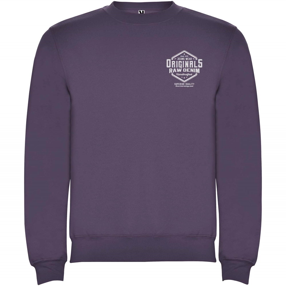 Clasica 280 g/m² unisex sweater med rund hals i farven Syrenfarvet