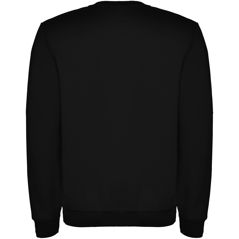 Clasica 280 g/m² unisex sweater med rund hals i farven Ensfarvet sort
