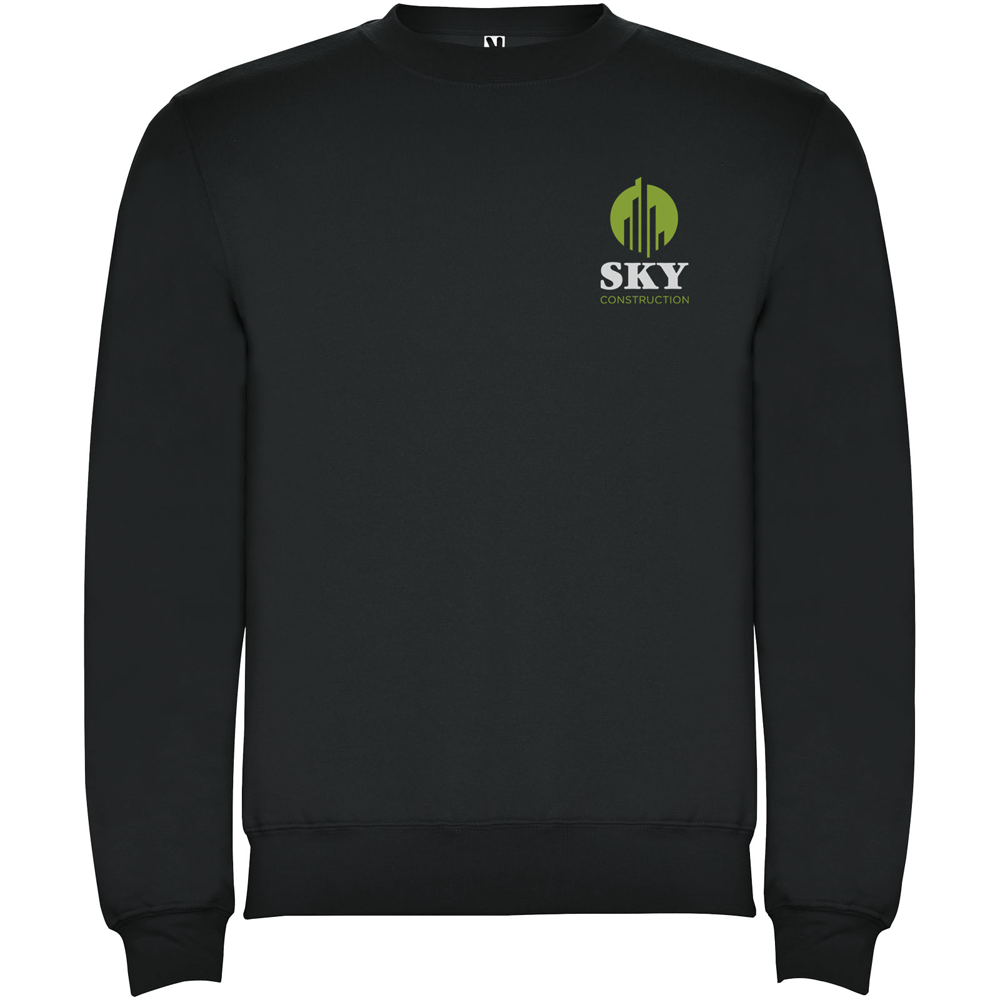 Clasica 280 g/m² unisex sweater med rund hals i farven Mørk bly