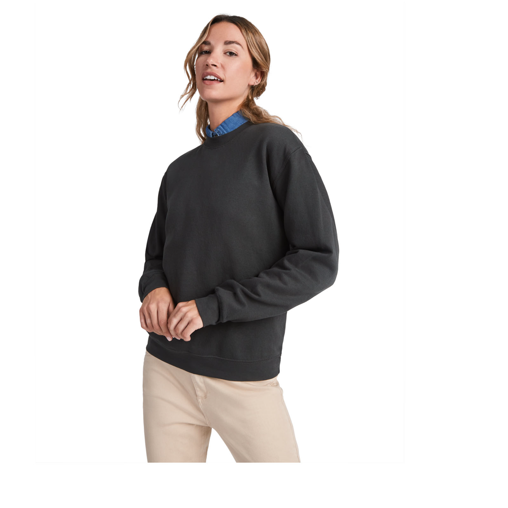 Clasica 280 g/m² unisex sweater med rund hals i farven Lilla