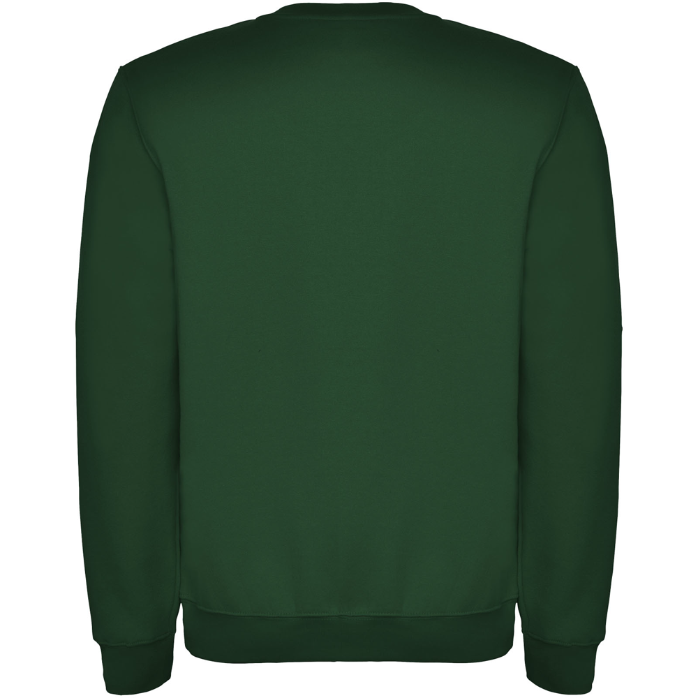 Clasica 280 g/m² unisex sweater med rund hals i farven Flaskegrøn