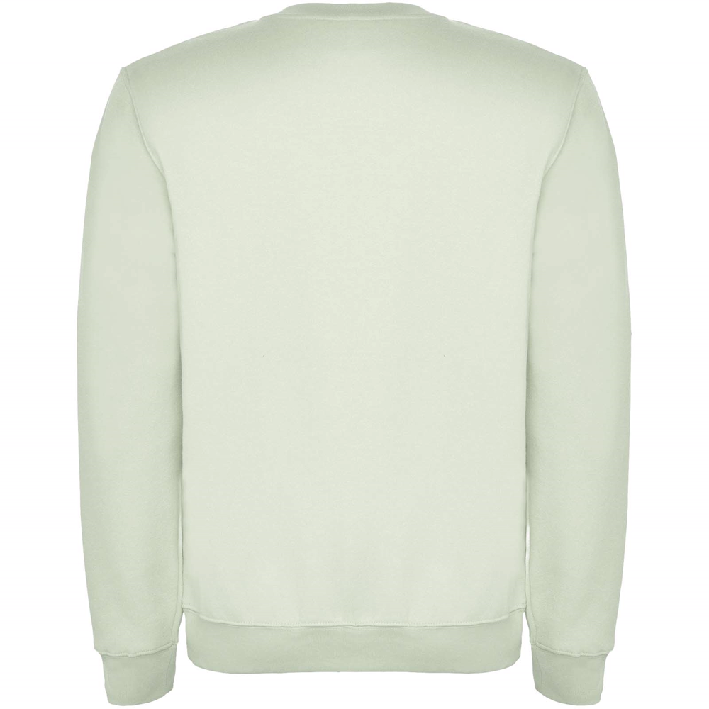 Clasica 280 g/m² unisex sweater med rund hals i farven Tågegrøn