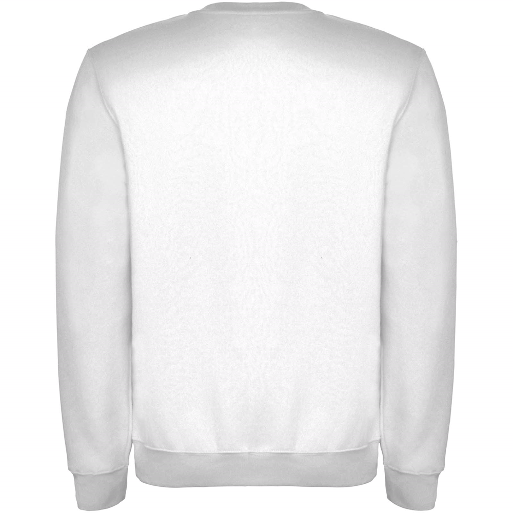 Clasica 280 g/m² unisex sweater med rund hals i farven Ask hvid mélange