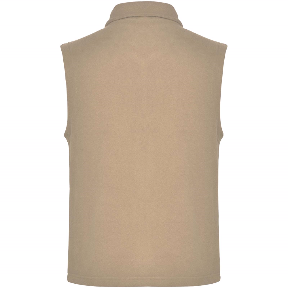 Bellagio unisex vest i fleece i farven Sandfarvet