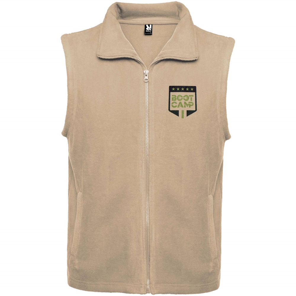 Bellagio unisex vest i fleece i farven Sandfarvet