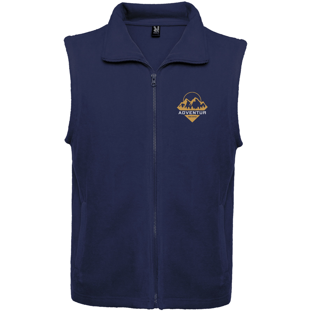 Bellagio unisex vest i fleece i farven Marineblå