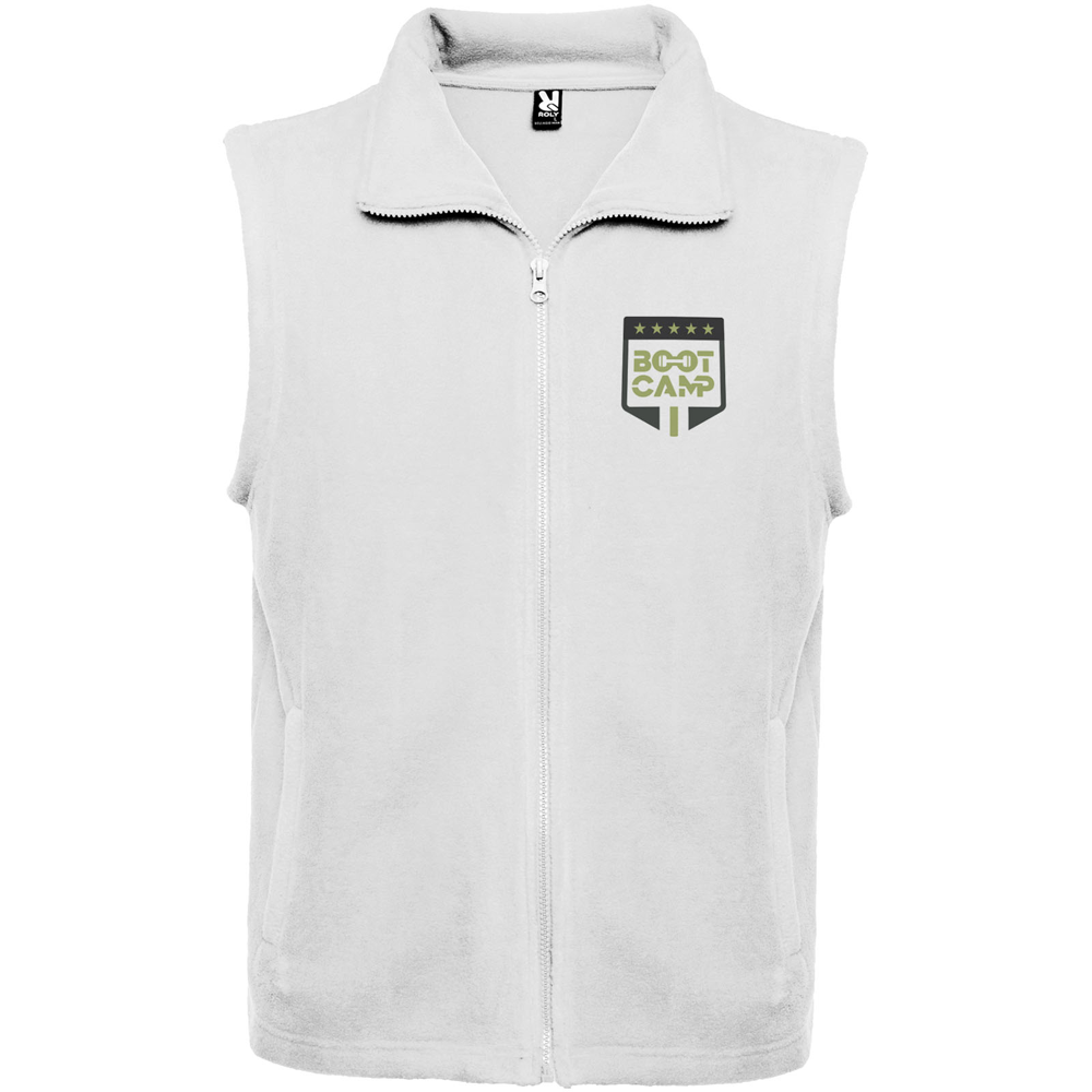 Bellagio unisex vest i fleece i farven Hvid