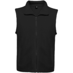 Bellagio unisex vest i fleece i farven Ensfarvet sort