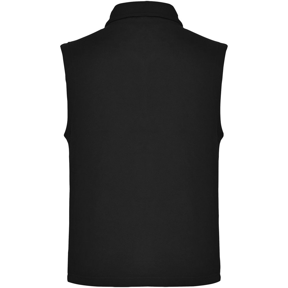 Bellagio unisex vest i fleece i farven Ensfarvet sort