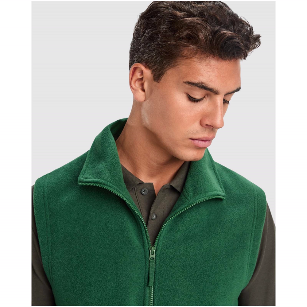 Bellagio unisex vest i fleece i farven Ensfarvet sort