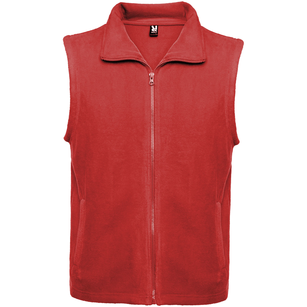 Bellagio unisex vest i fleece i farven Rød