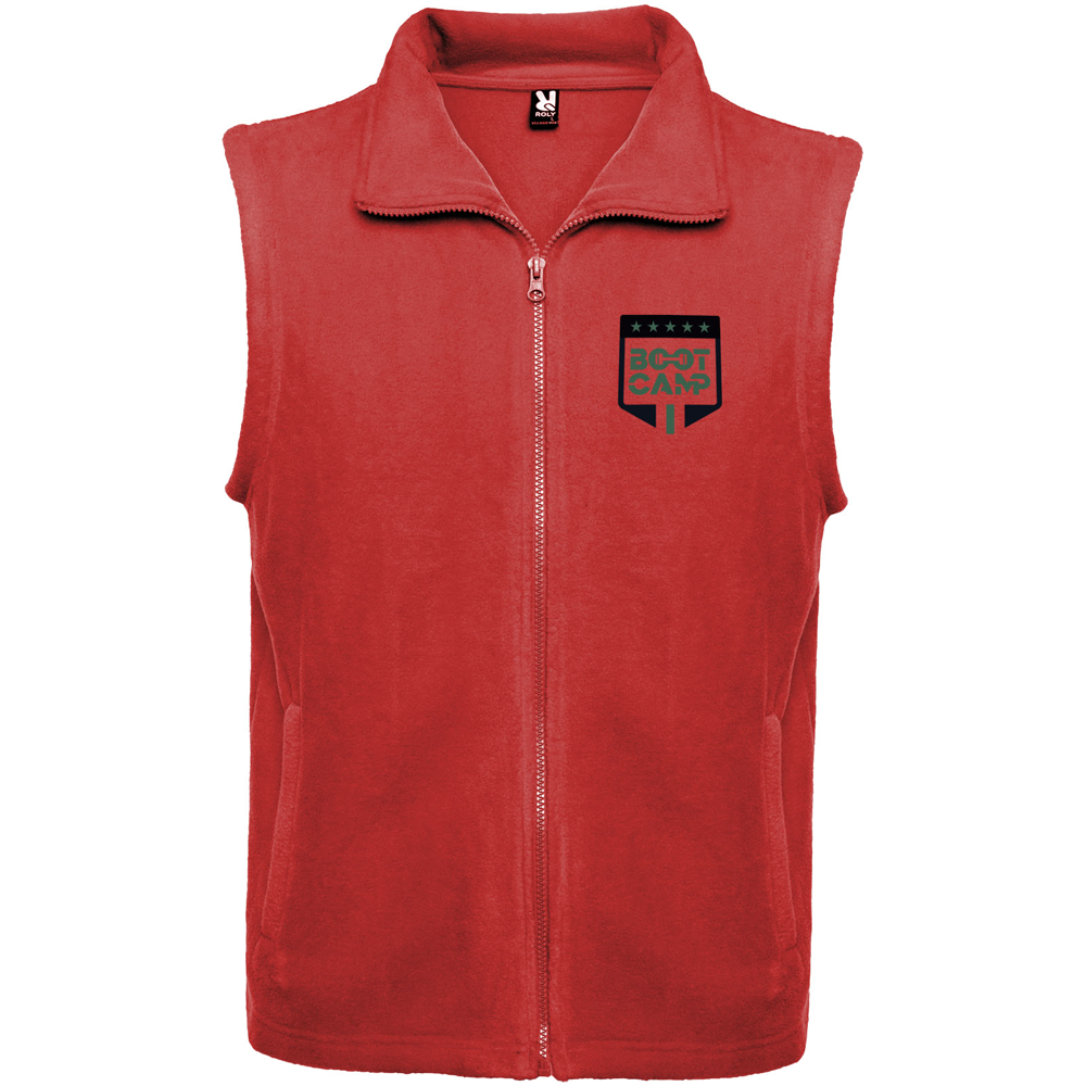 Bellagio unisex vest i fleece i farven Rød