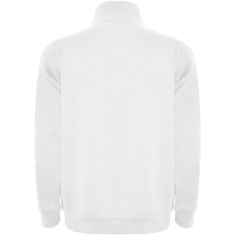 Aneto 280 g/m² sweatshirt med kvart lynlås i farven Hvid