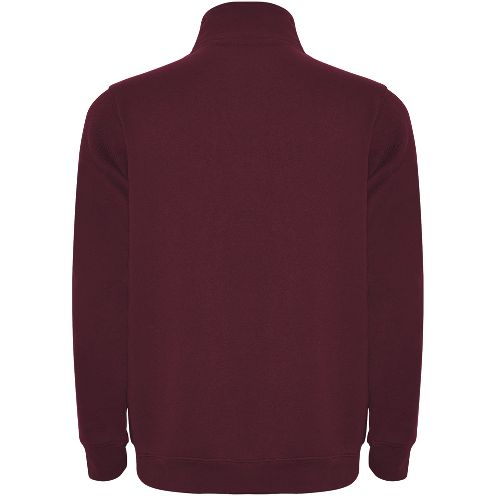 Aneto 280 g/m² sweatshirt med kvart lynlås i farven Granat