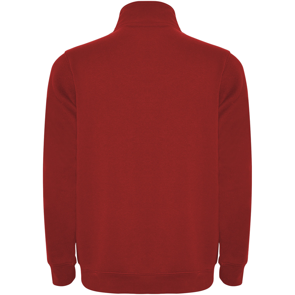 Aneto 280 g/m² sweatshirt med kvart lynlås i farven Rød
