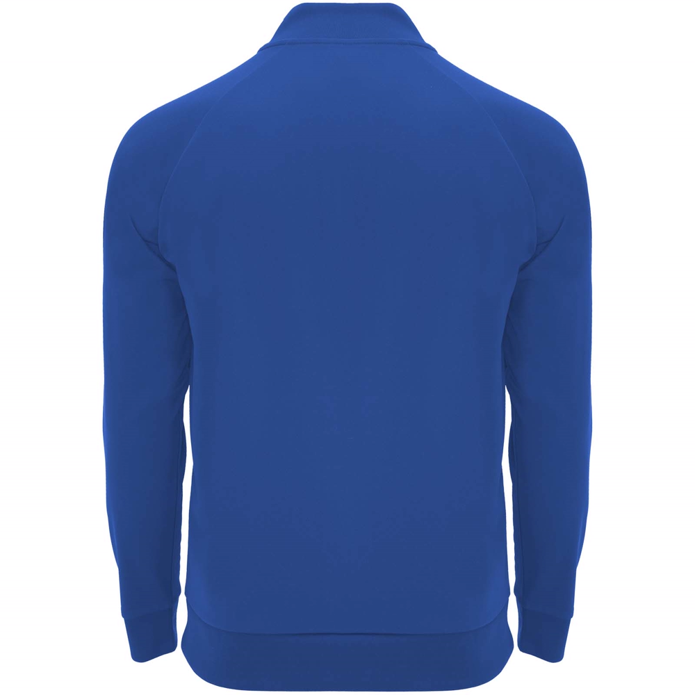Epiro 200 g/m² langærmet unisex sweatshirt med kvart lynlås i farven Kongeblå