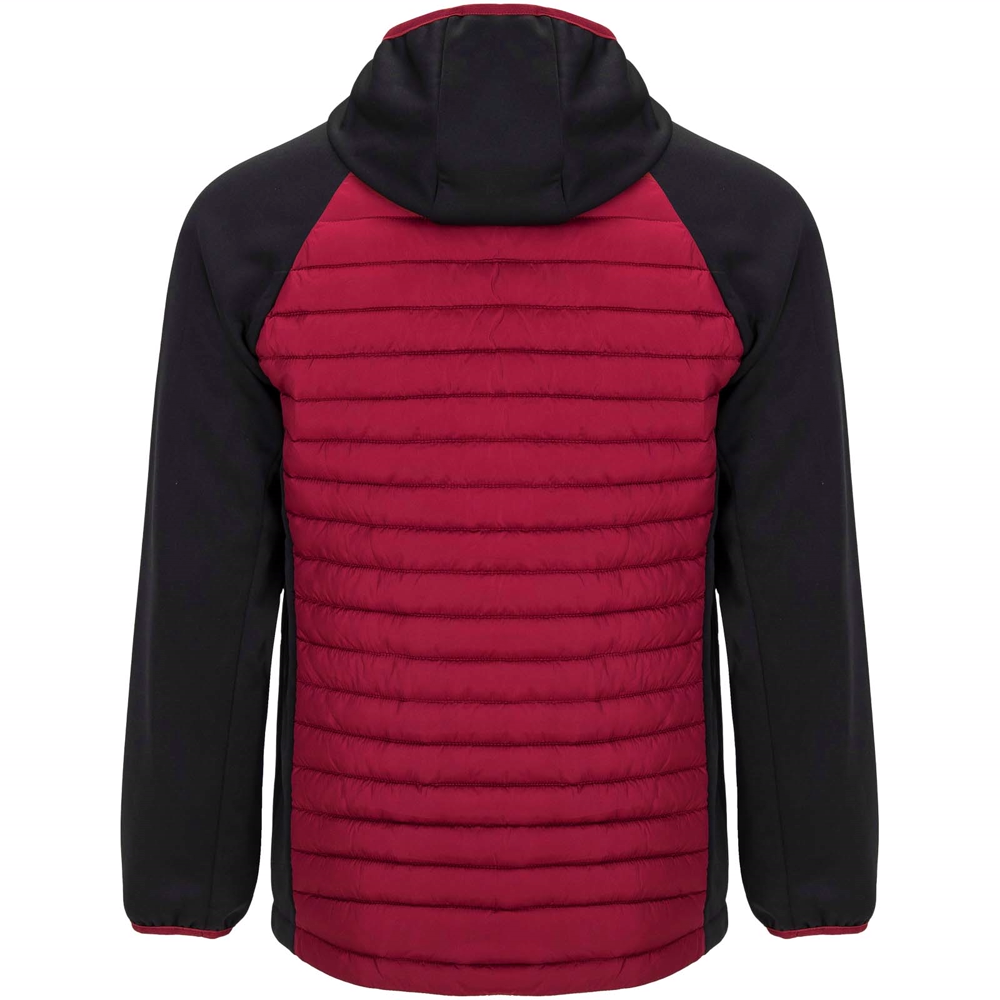 Minsk unisex hybrid isolerende jakke i farven Rød / Ensfarvet sort