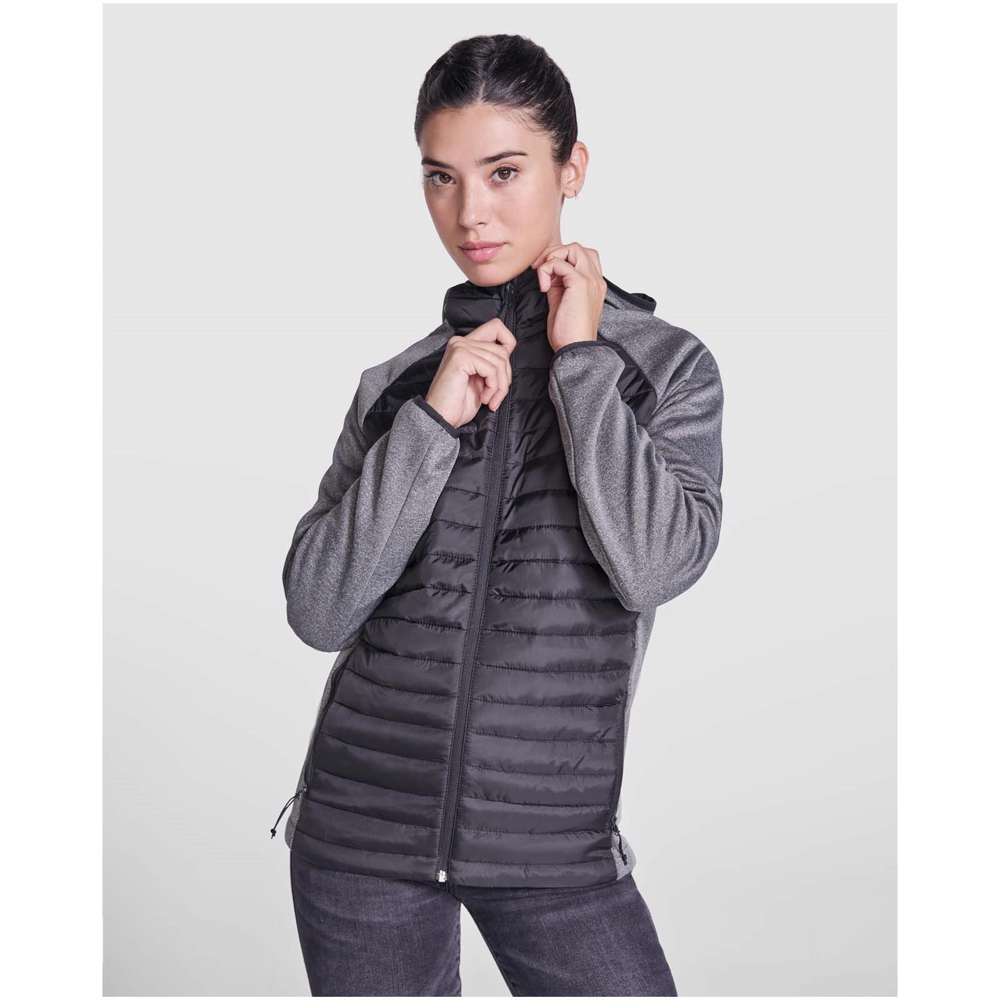 Minsk unisex hybrid isolerende jakke i farven Ensfarvet sort / Meleret sort