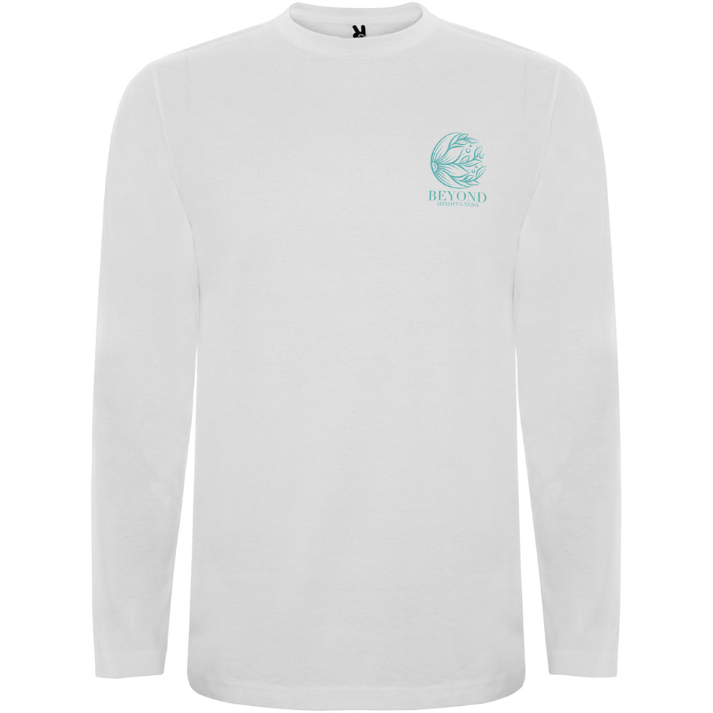 Extreme 160 g/m² langærmet t-shirt til mænd i farven Hvid