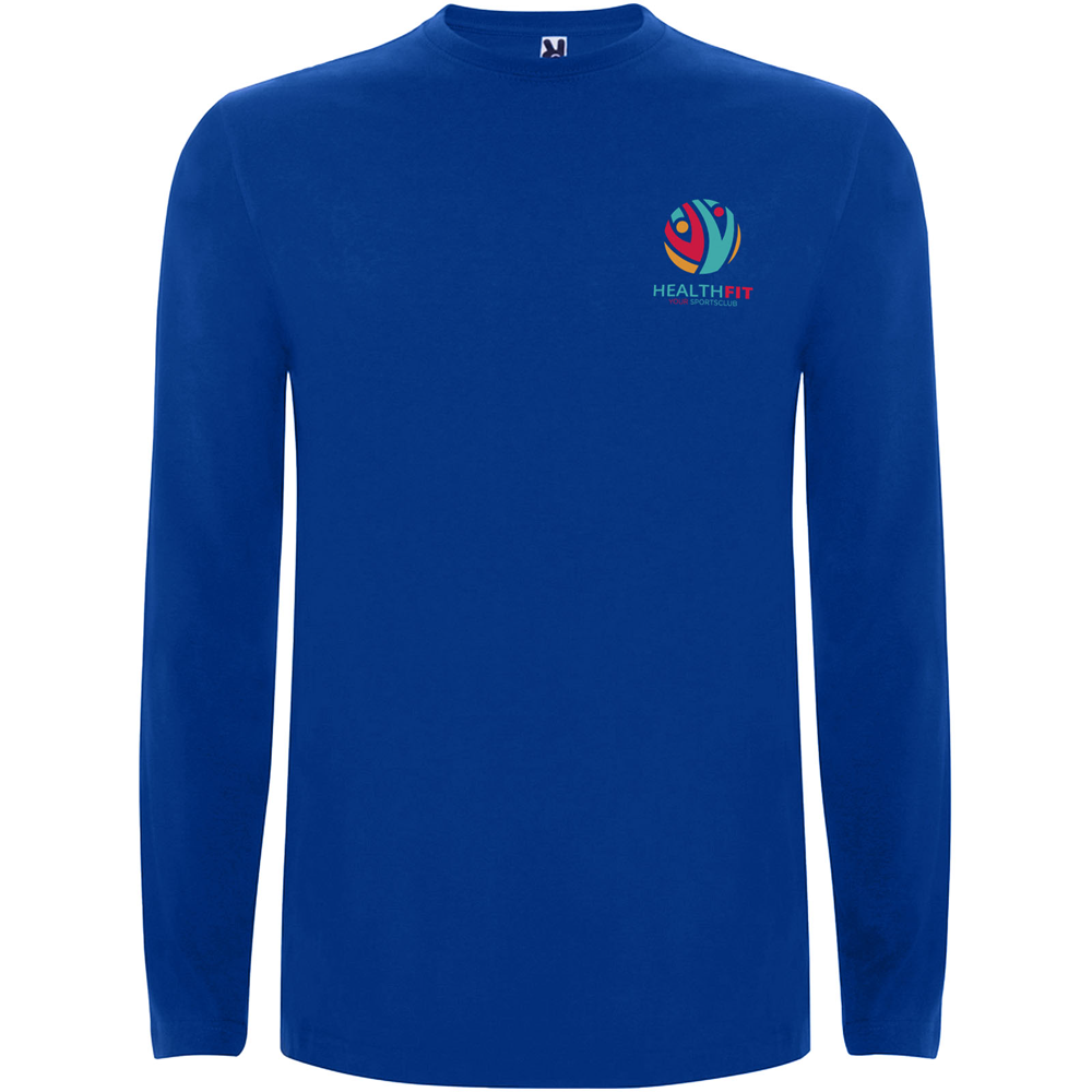 Extreme 160 g/m² langærmet t-shirt til mænd i farven Kongeblå