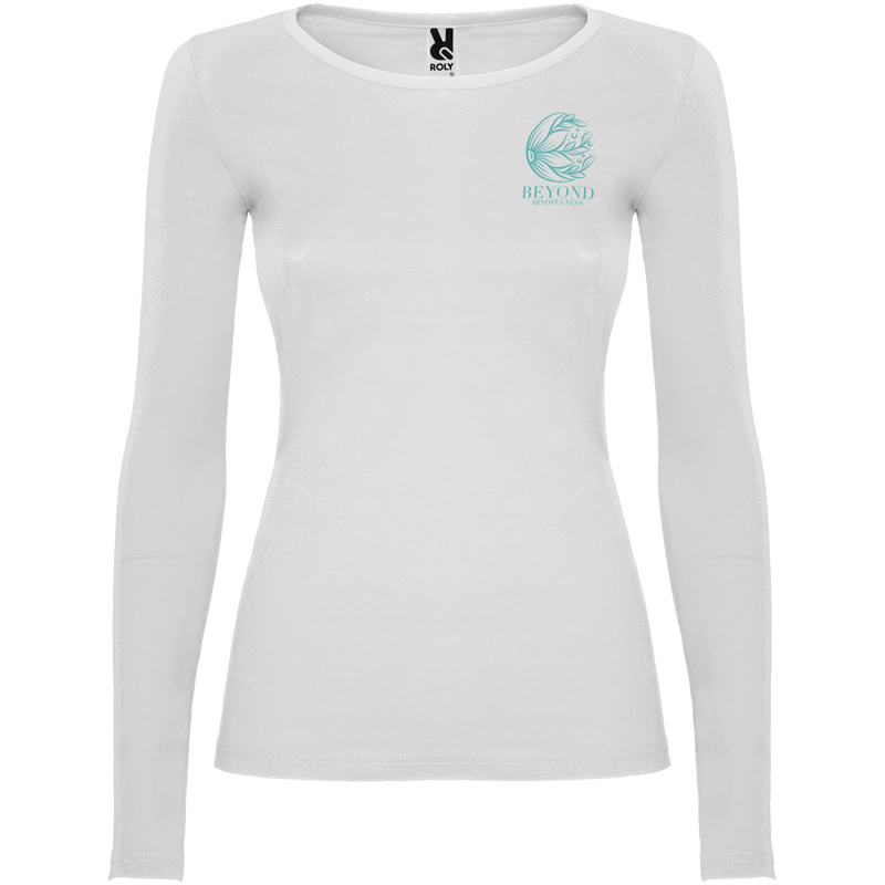 Extreme 160 g/m² langærmet t-shirt til kvinder i farven Hvid