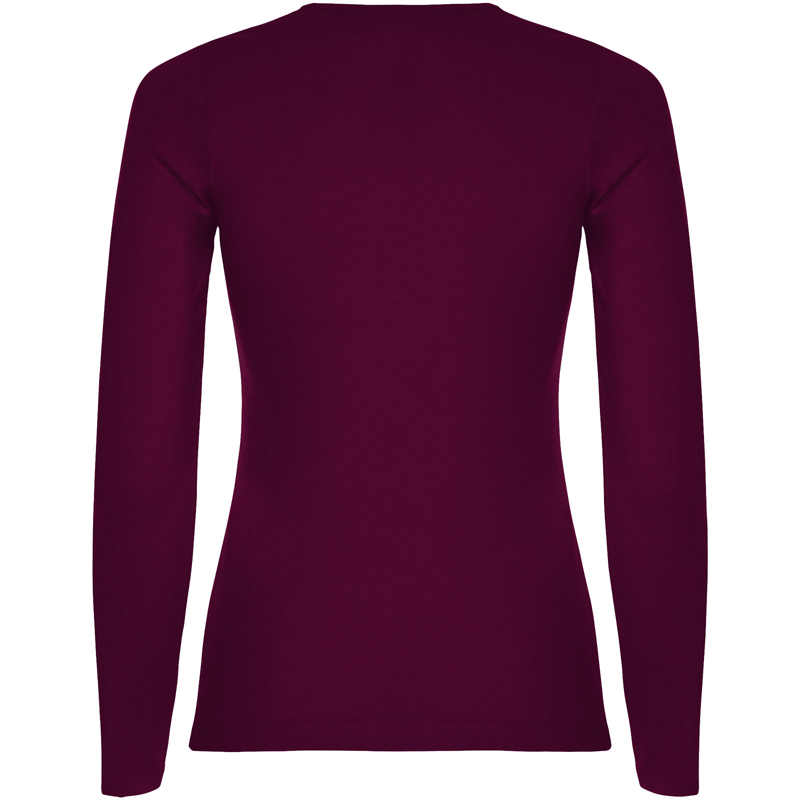 Extreme 160 g/m² langærmet t-shirt til kvinder i farven Granat