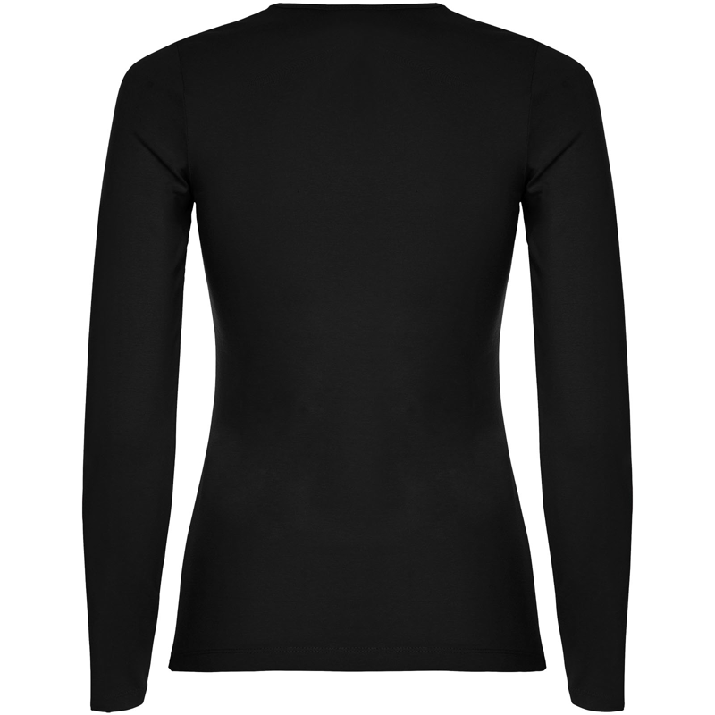 Extreme 160 g/m² langærmet t-shirt til kvinder i farven Ensfarvet sort