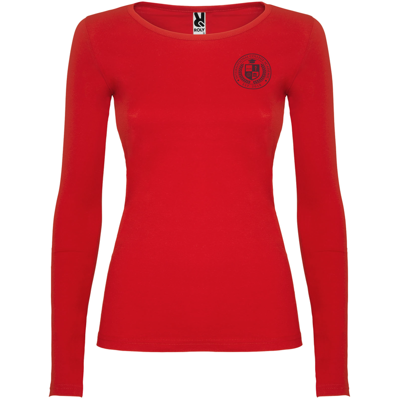 Extreme 160 g/m² langærmet t-shirt til kvinder i farven Rød
