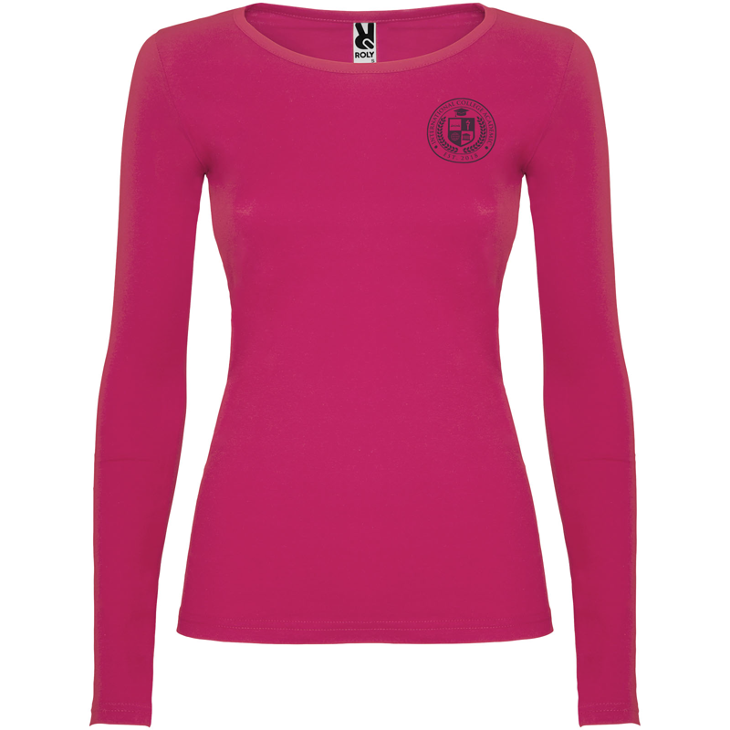 Extreme 160 g/m² langærmet t-shirt til kvinder i farven Rosette