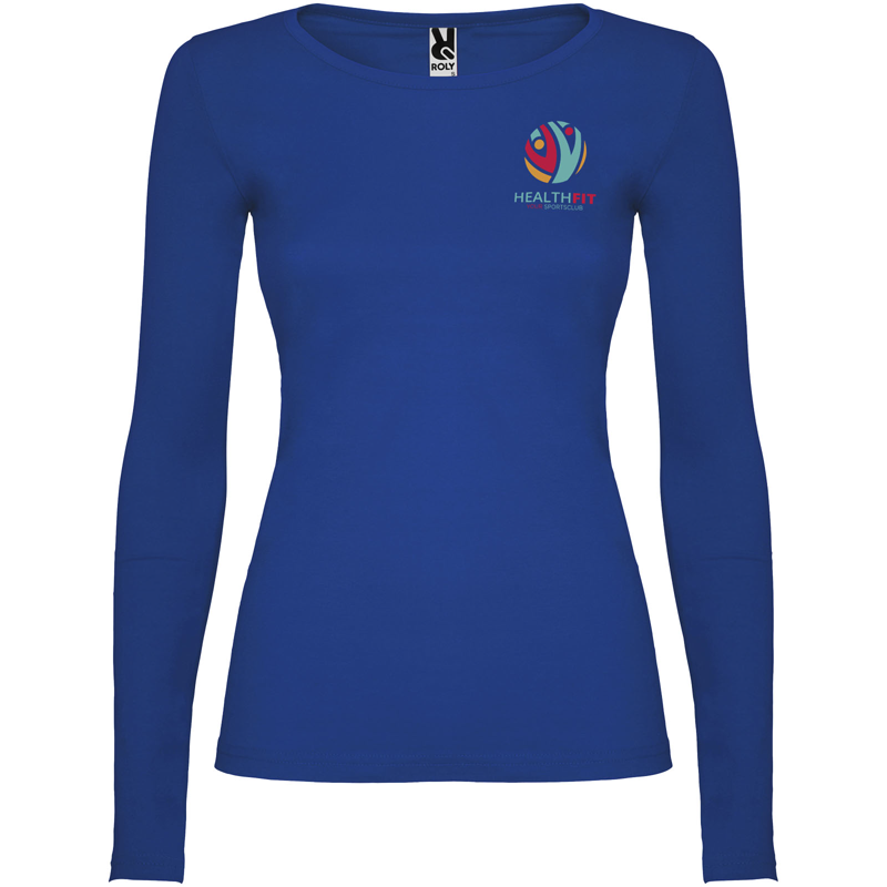 Extreme 160 g/m² langærmet t-shirt til kvinder i farven Kongeblå