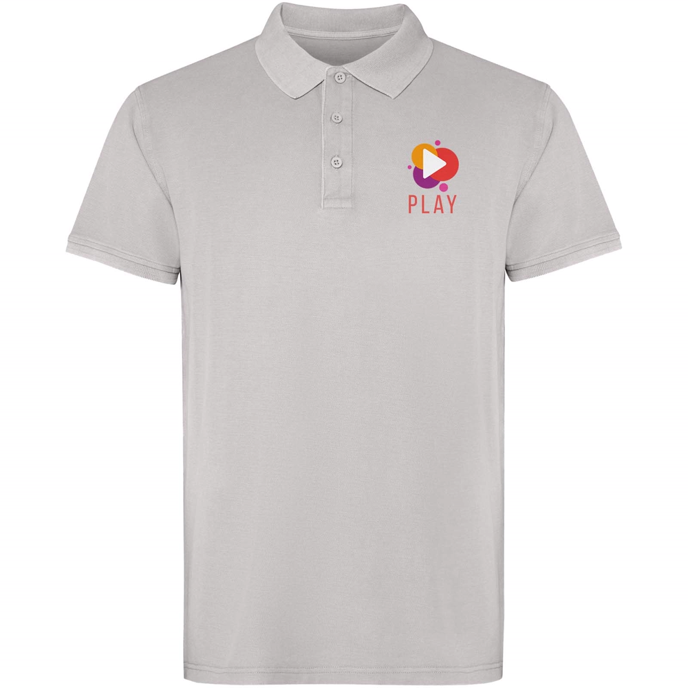 Cobain 200 g/m² kortærmet unisex-polo i farven Grå