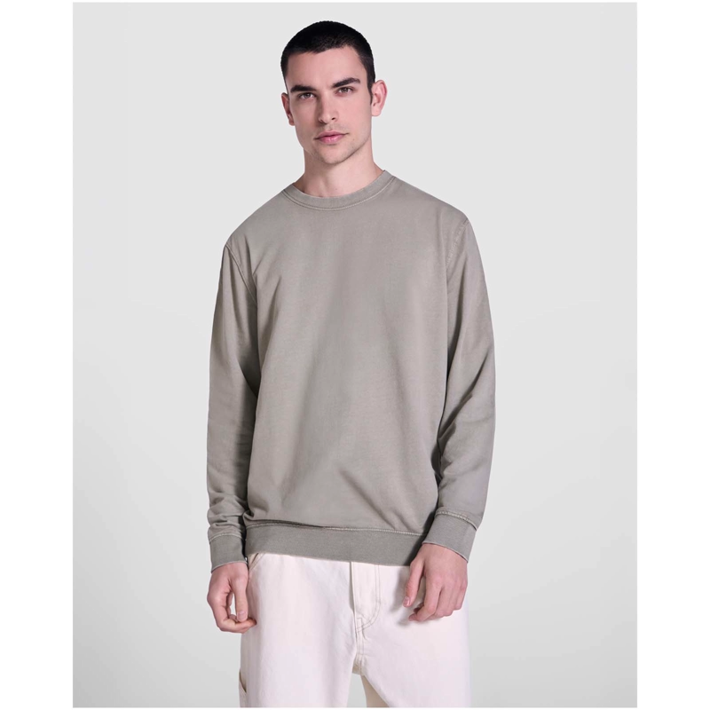 Jaya 250 g/m² unisex sweater med rund hals i farven Gul