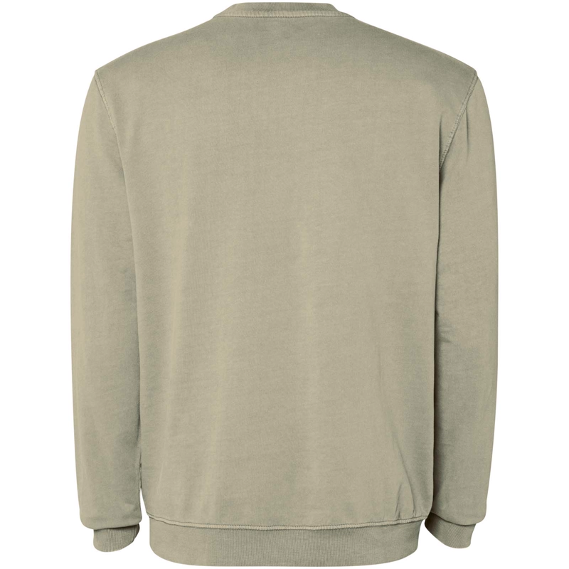 Jaya 250 g/m² unisex sweater med rund hals i farven Khaki