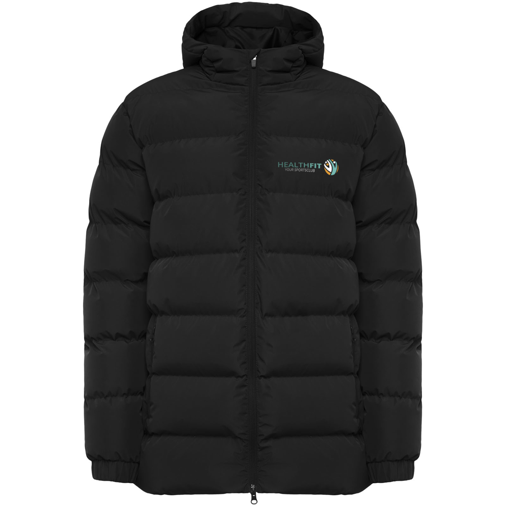 Nepal isolerende unisex parka i farven Ensfarvet sort