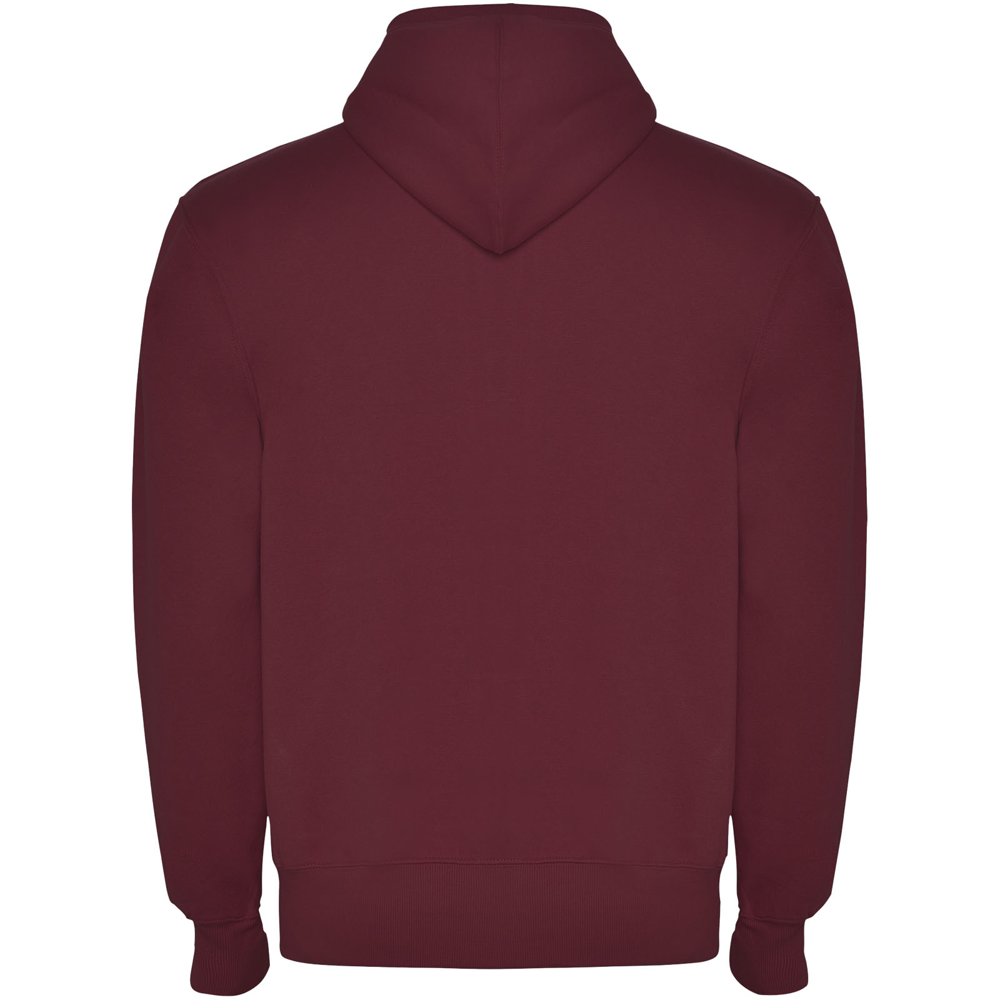 Montblanc 280 g/m² unisex hættetrøje med lynlås i farven Granat