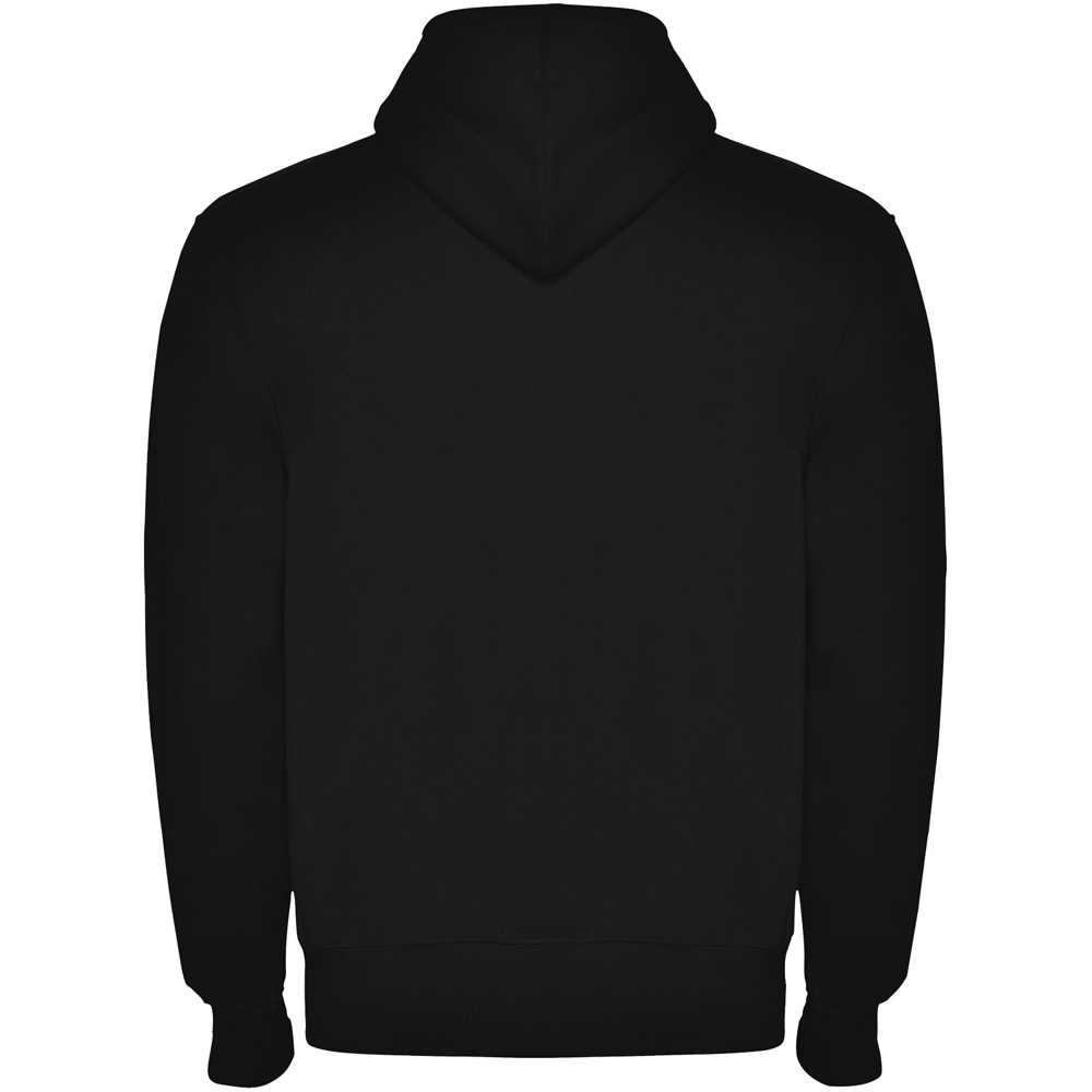 Montblanc 280 g/m² unisex hættetrøje med lynlås i farven Ensfarvet sort
